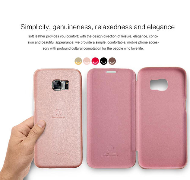 เคส S7 เคสฝาพับหนังนิ่ม